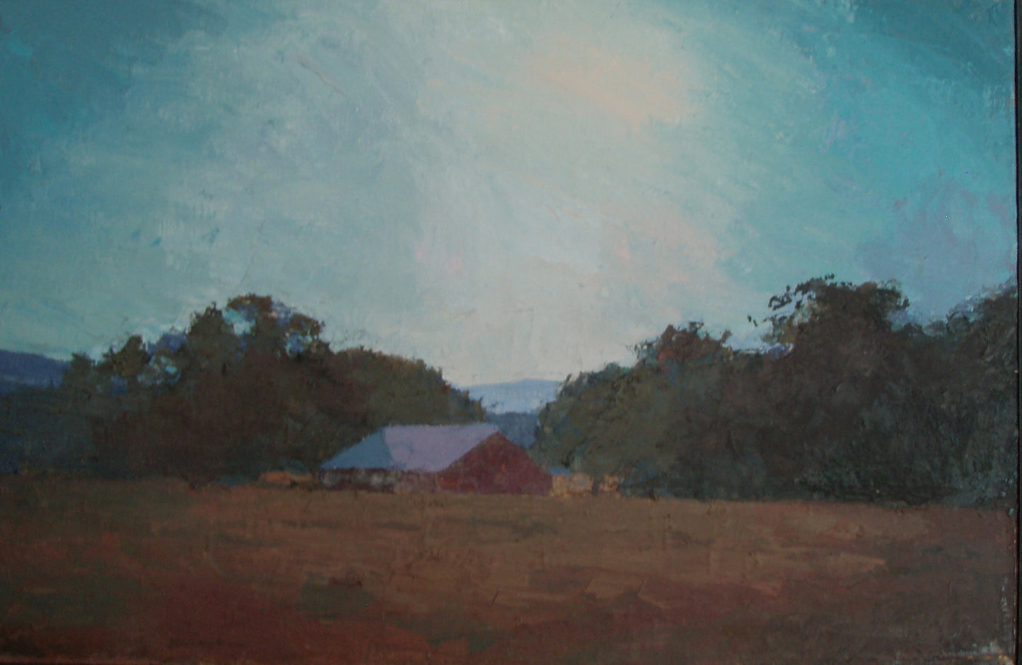 Barn in Late Afternoon Light