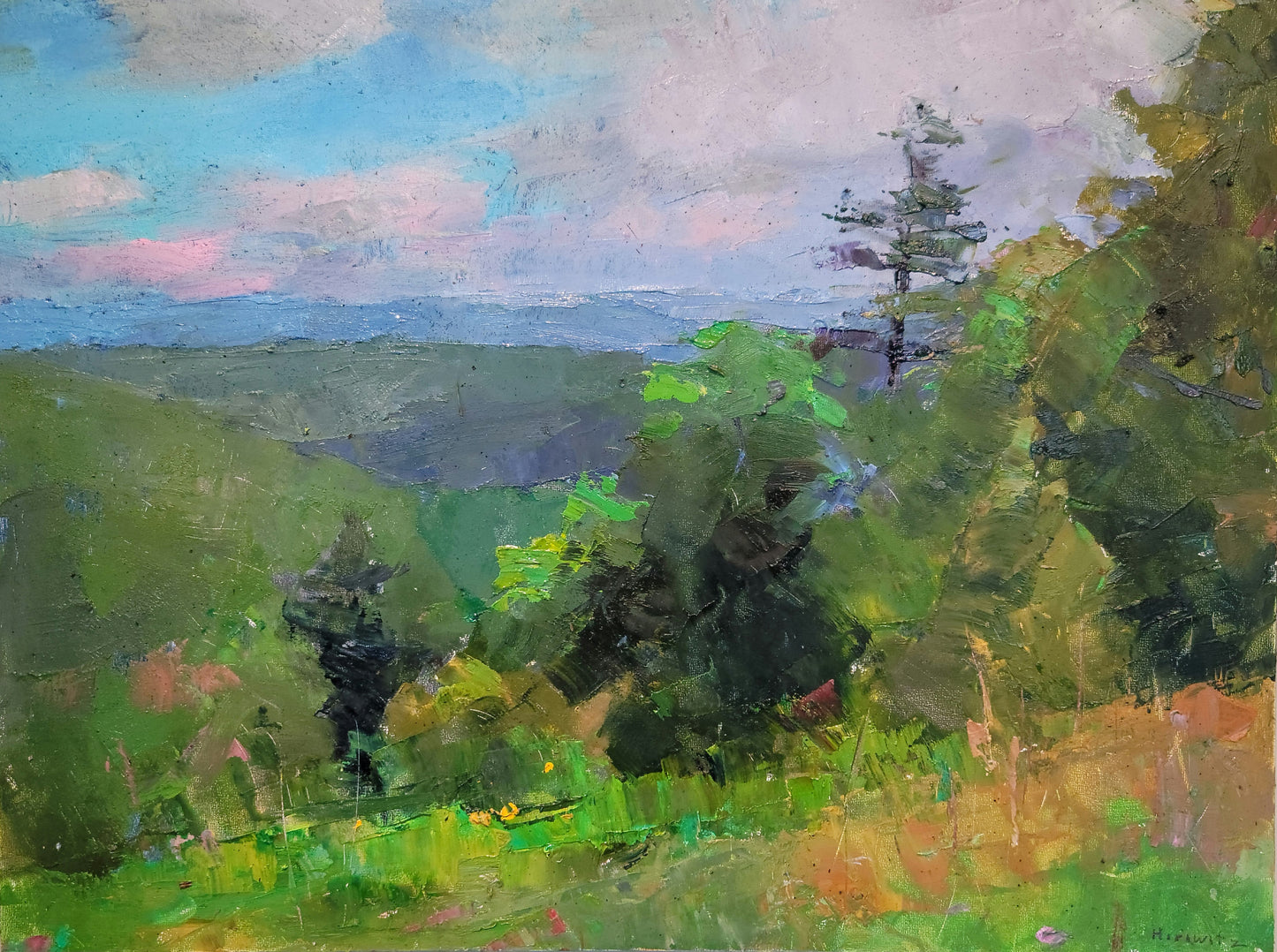 Scene on the Blue Ridge Parkway