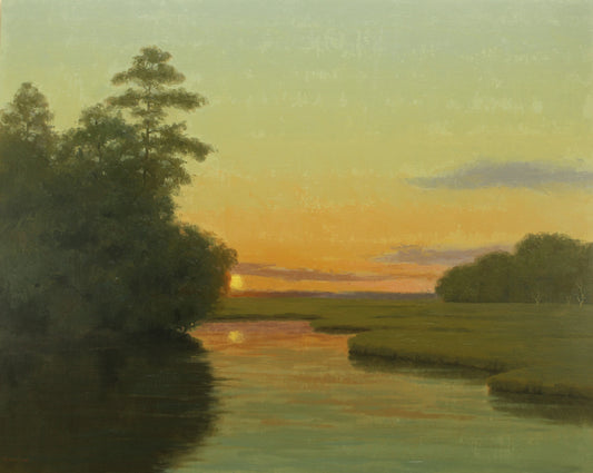 Sunset Over The Marsh