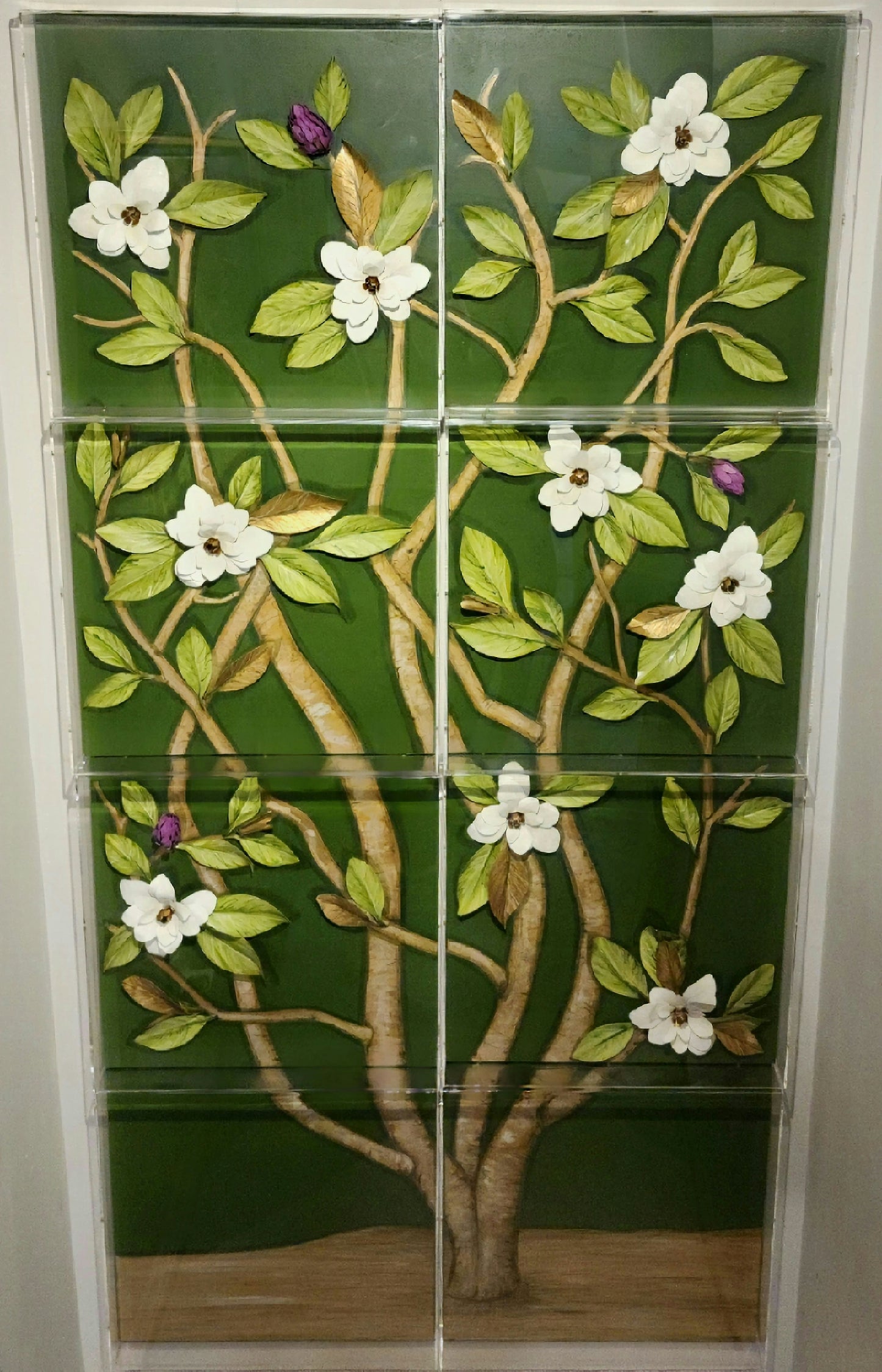 Magnolia Tree Panel Installation