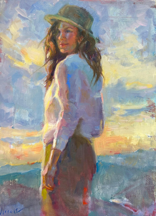 Girl in the Green Felt Hat